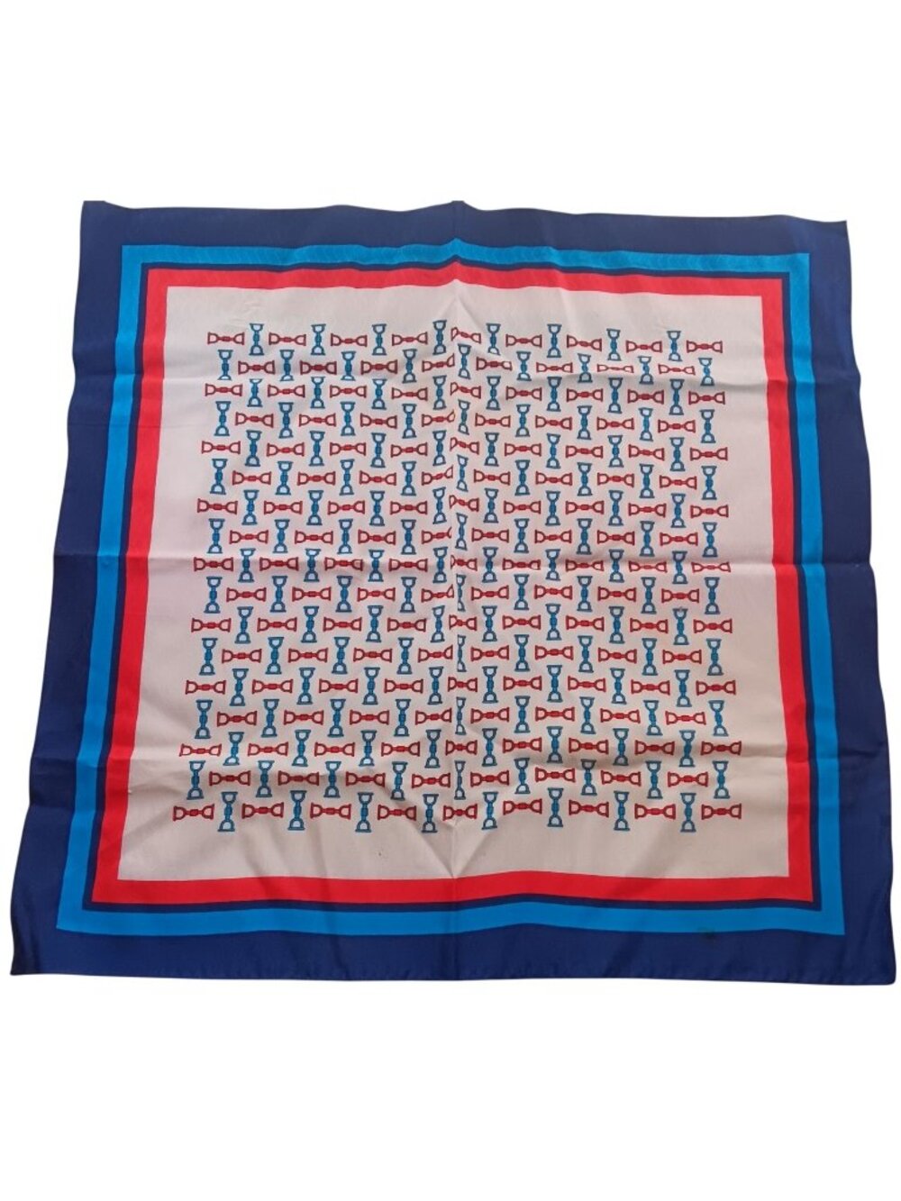 True Vintage Boho Scarf 22" 1970's Disco Slinky Polyester Mom